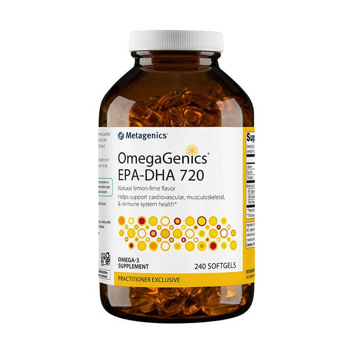 OmegaGenics® EPA-DHA 720 | Metagenics® | 60 or 240 Softgels - Coal Harbour Pharmacy