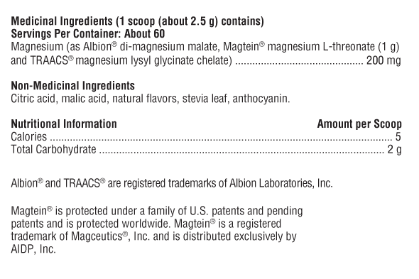 OptiMag Threonate | Xymogen® | 150 Grams - Coal Harbour Pharmacy