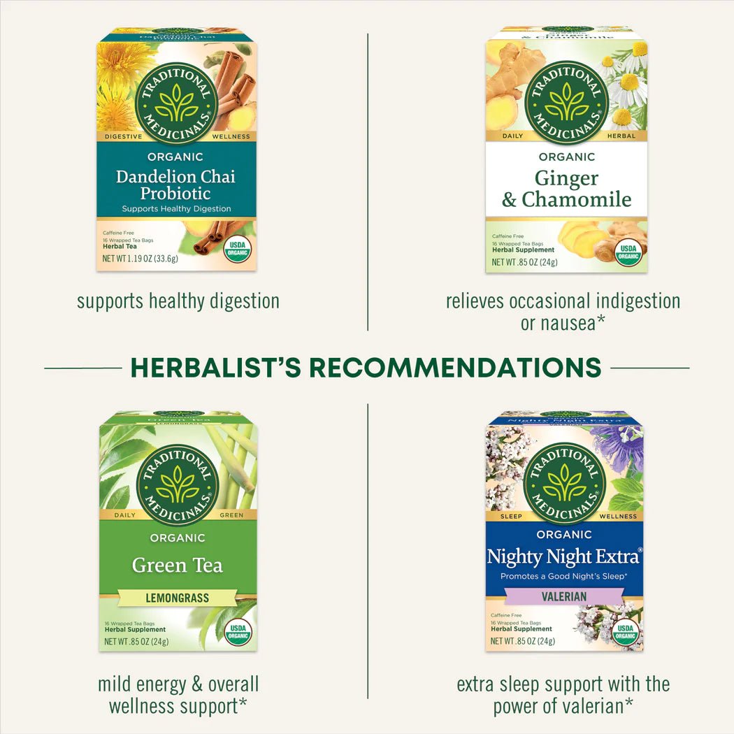 Organic Chamomile & Lavender Tea | Traditional Medicinals® | 16 Tea Bags