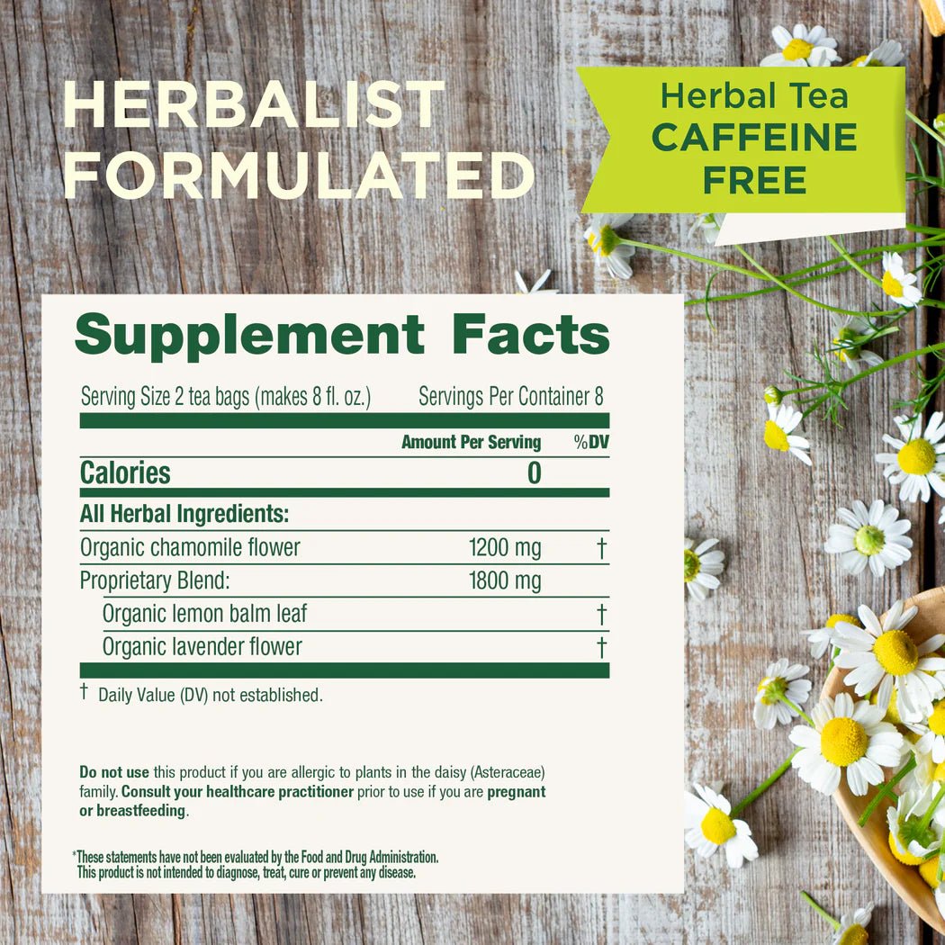Organic Chamomile & Lavender Tea | Traditional Medicinals® | 16 Tea Bags