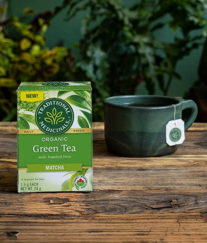 Organic Green Tea Matcha | Traditional Medicinals® | 16 Tea Bags