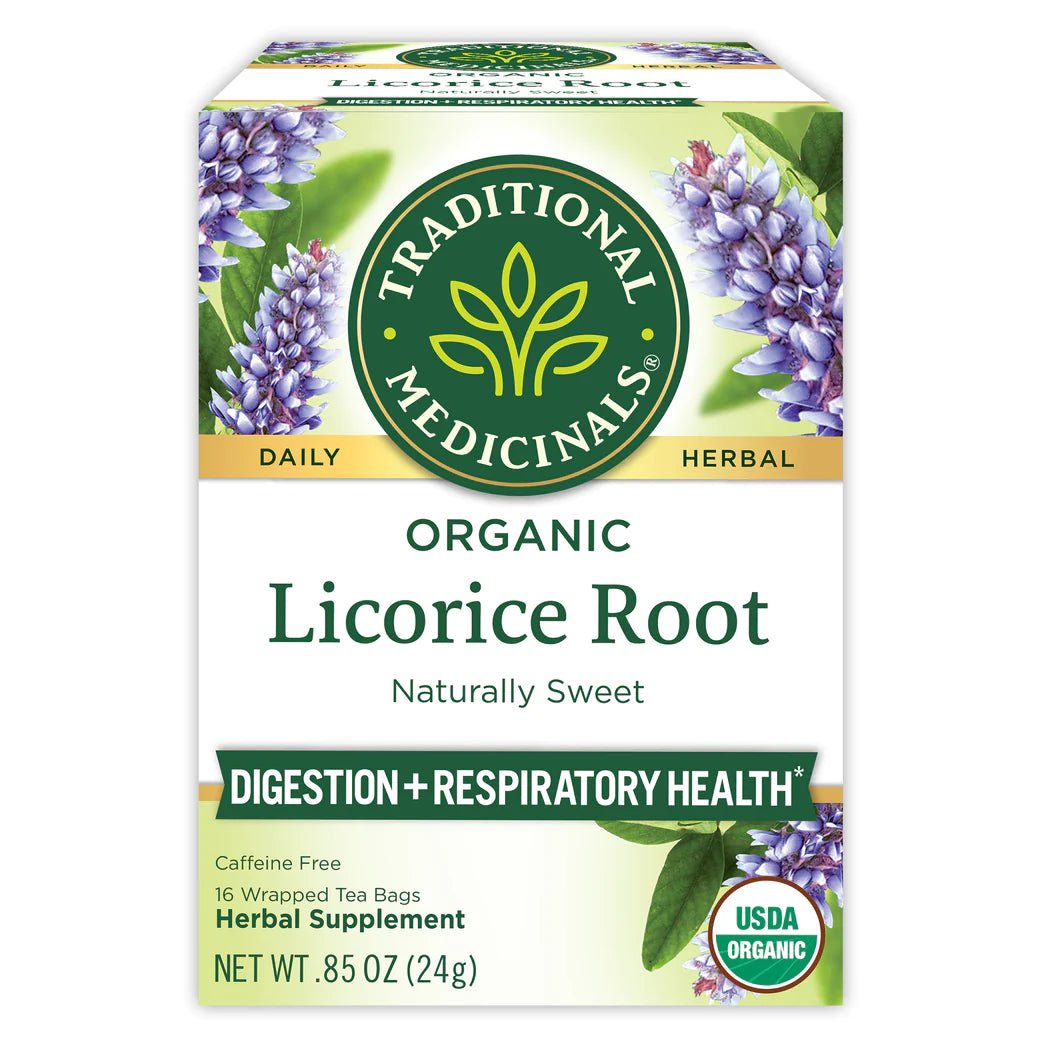 Organic Licorice Root Tea | Traditional Medicinals® | 16 Tea Bags - Coal Harbour Pharmacy