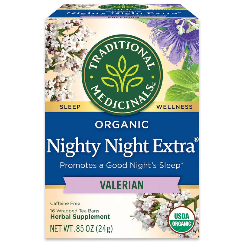 Organic Nighty Night Extra™ Tea | Traditional Medicinals® | 16 Tea Bags - Coal Harbour Pharmacy