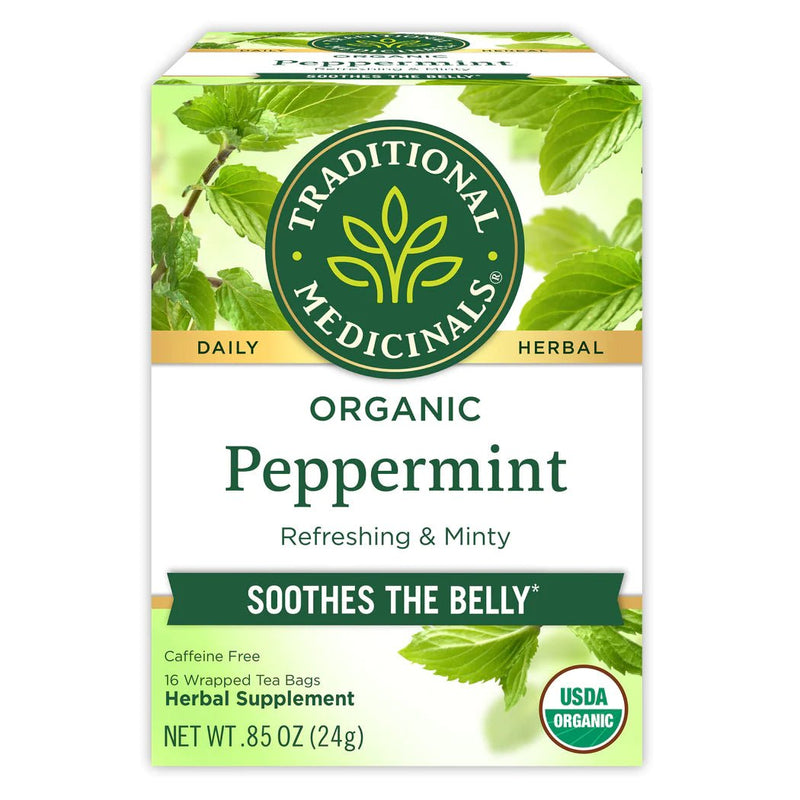 Organic Peppermint Tea | Traditional Medicinals® | 16 Tea Bags - Coal Harbour Pharmacy