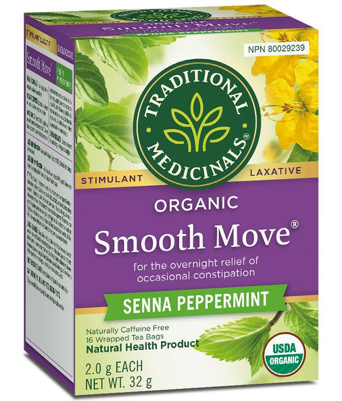 Organic Smooth Move® Peppermint Tea | Traditional Medicinals® | 16 Tea Bags - Coal Harbour Pharmacy