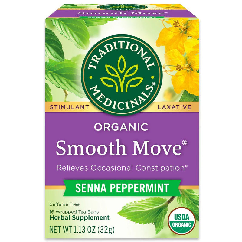 Organic Smooth Move® Peppermint Tea | Traditional Medicinals® | 16 Tea Bags - Coal Harbour Pharmacy