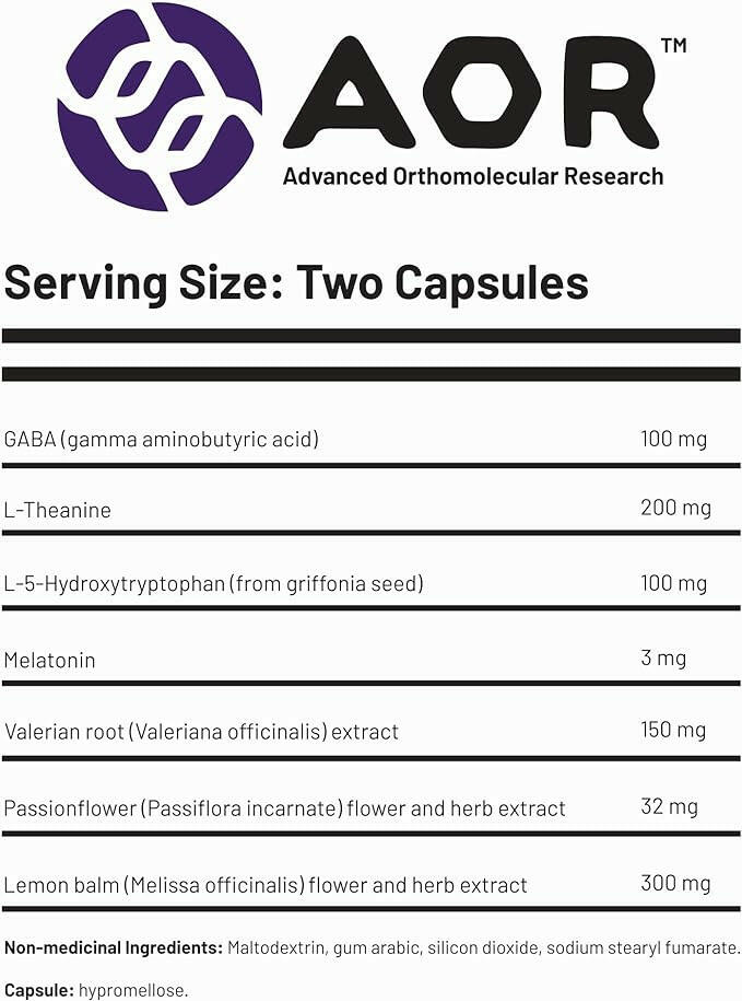 Ortho Sleep™ | AOR™ | 60 or 120 Capsules - Coal Harbour Pharmacy