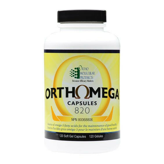 Orthomega™ 820 | Ortho Molecular Products® | 120 Softgel Capsules - Coal Harbour Pharmacy