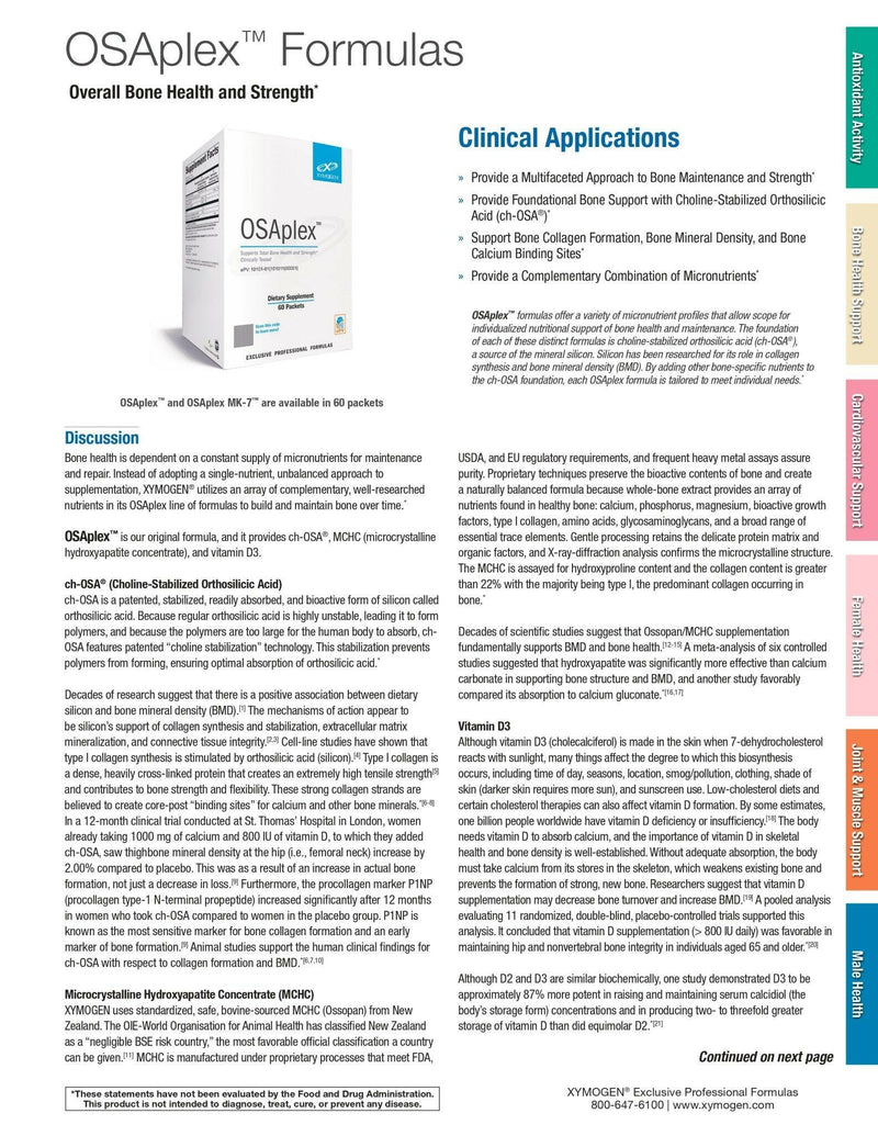 OSAplex MK-7™ | Xymogen® | 60 Packets - Coal Harbour Pharmacy