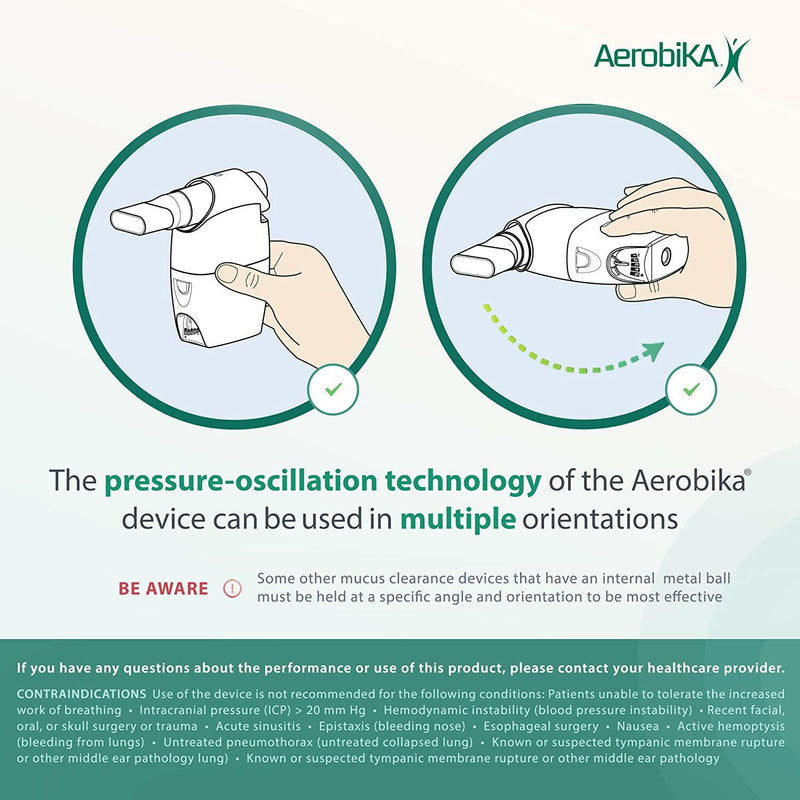 Oscillating Positive Expiratory Pressure (OPEP) Device | Aerobika® | 1 OPEP Device - Coal Harbour Pharmacy