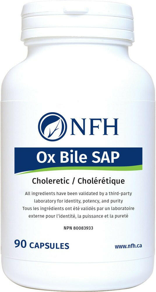 Ox Bile SAP | NFH | 90 Capsules - Coal Harbour Pharmacy