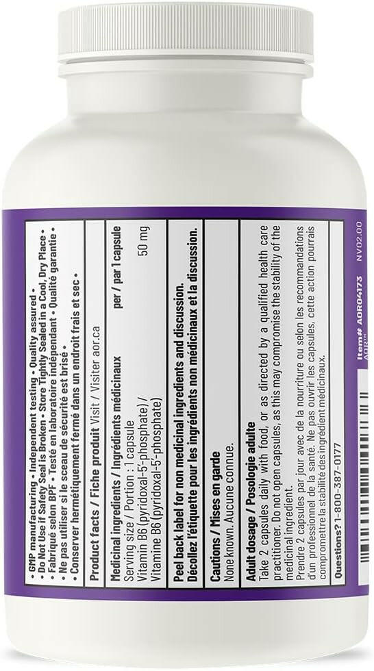 P-5-P | AOR™ | 60 Capsules - Coal Harbour Pharmacy