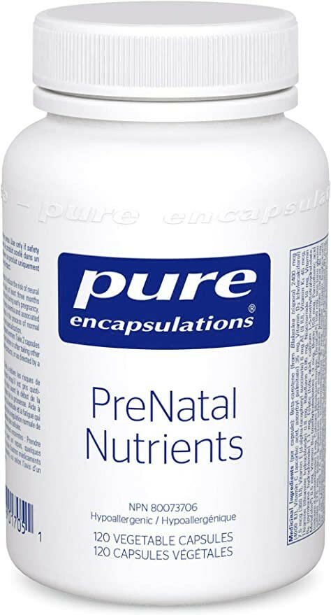 PreNatal Nutrients | Pure Encapsulations® | 120 Veg Capsules - Coal Harbour Pharmacy