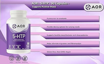 Pro 5-HTP 100 | AOR™ | 90 Capsules - Coal Harbour Pharmacy