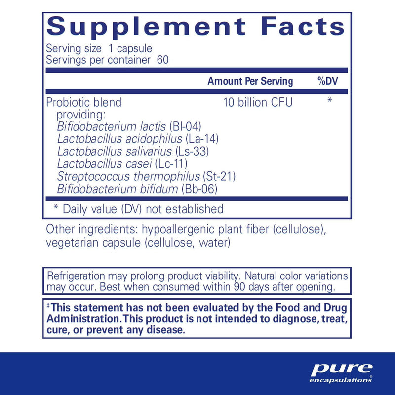 Probiotic G.I. | Pure Encapsulations® | 60 Capsules - Coal Harbour Pharmacy