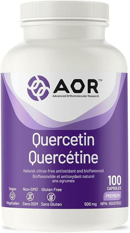 Quercetin | AOR™ | 100 or 200 Capsules - Coal Harbour Pharmacy