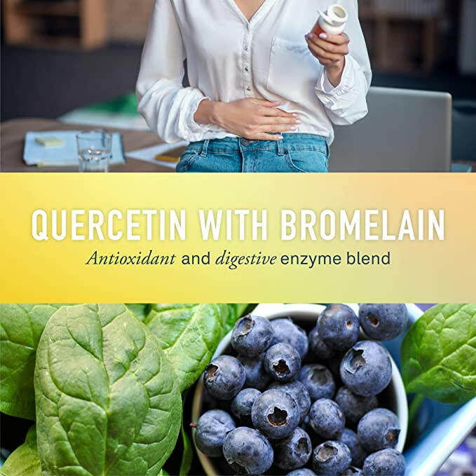 Quercetin with Bromelain | Organika® | 60 Capsules - Coal Harbour Pharmacy