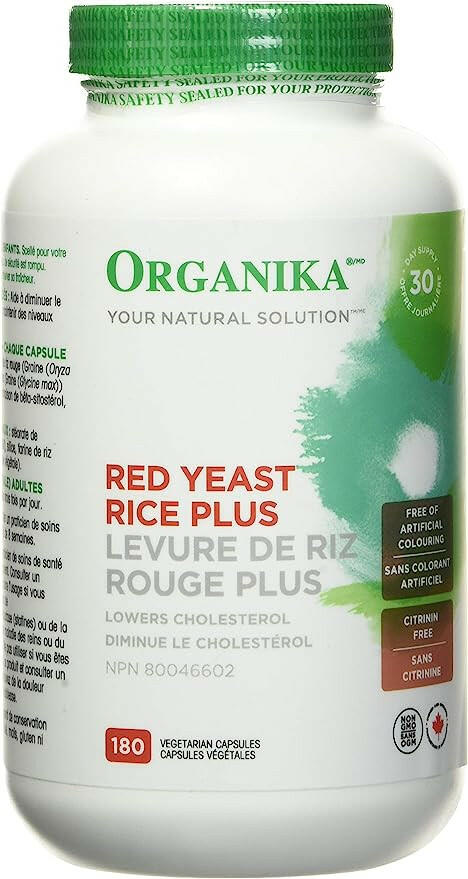 Red Yeast Rice | Organika® | 180 Capsules - Coal Harbour Pharmacy