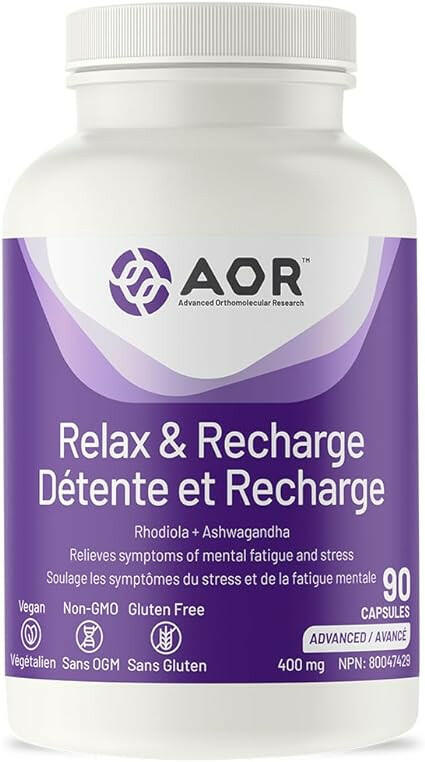 Relax & Recharge | AOR™ | 90 Capsules - Coal Harbour Pharmacy