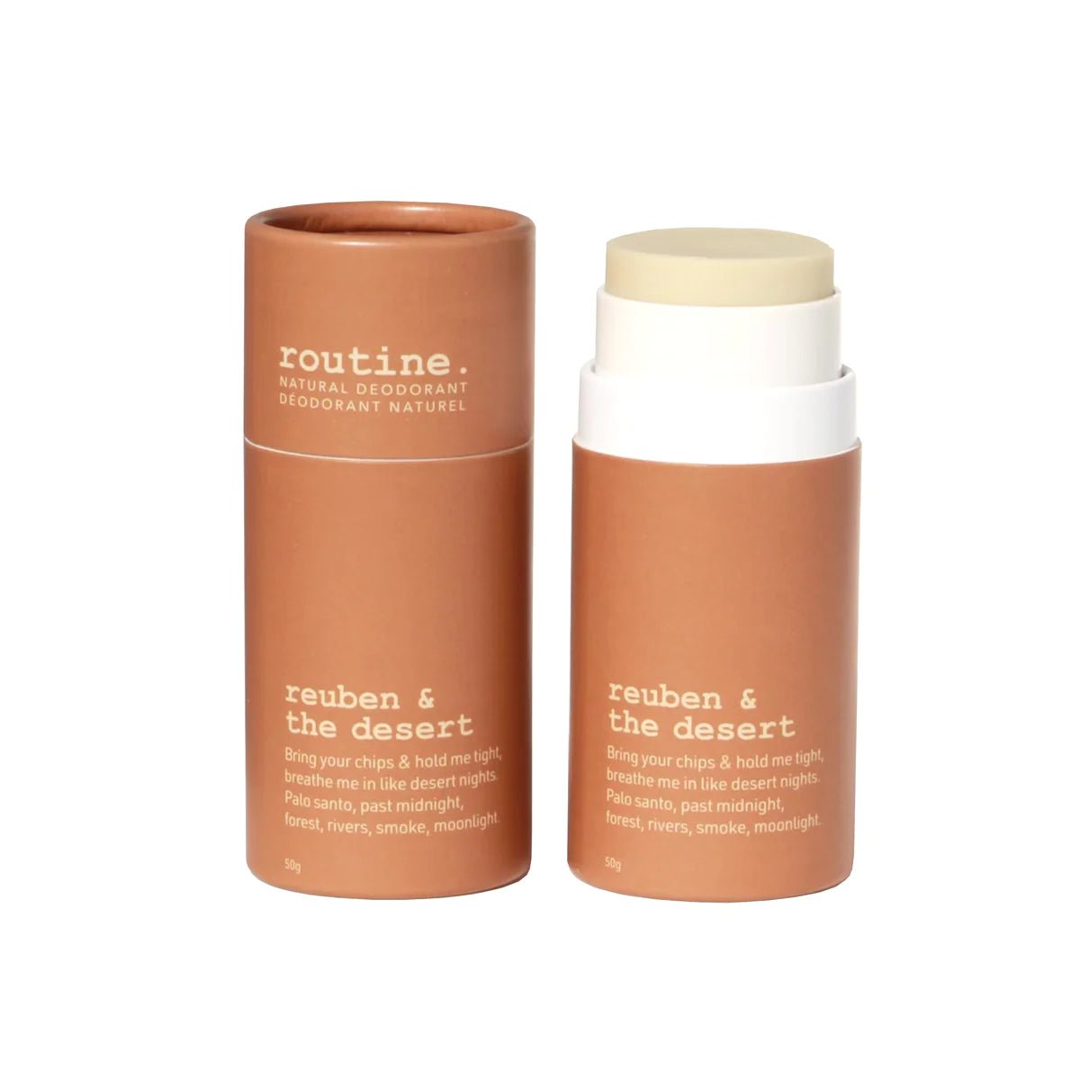 Reuben & the Desert (Unscented) Deodorant | routine. | 5G Mini & 58G Jar & 50G Stick - Coal Harbour Pharmacy