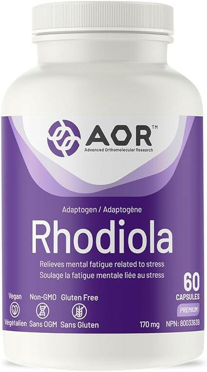 Rhodiola | AOR™ | 60 Capsules - Coal Harbour Pharmacy