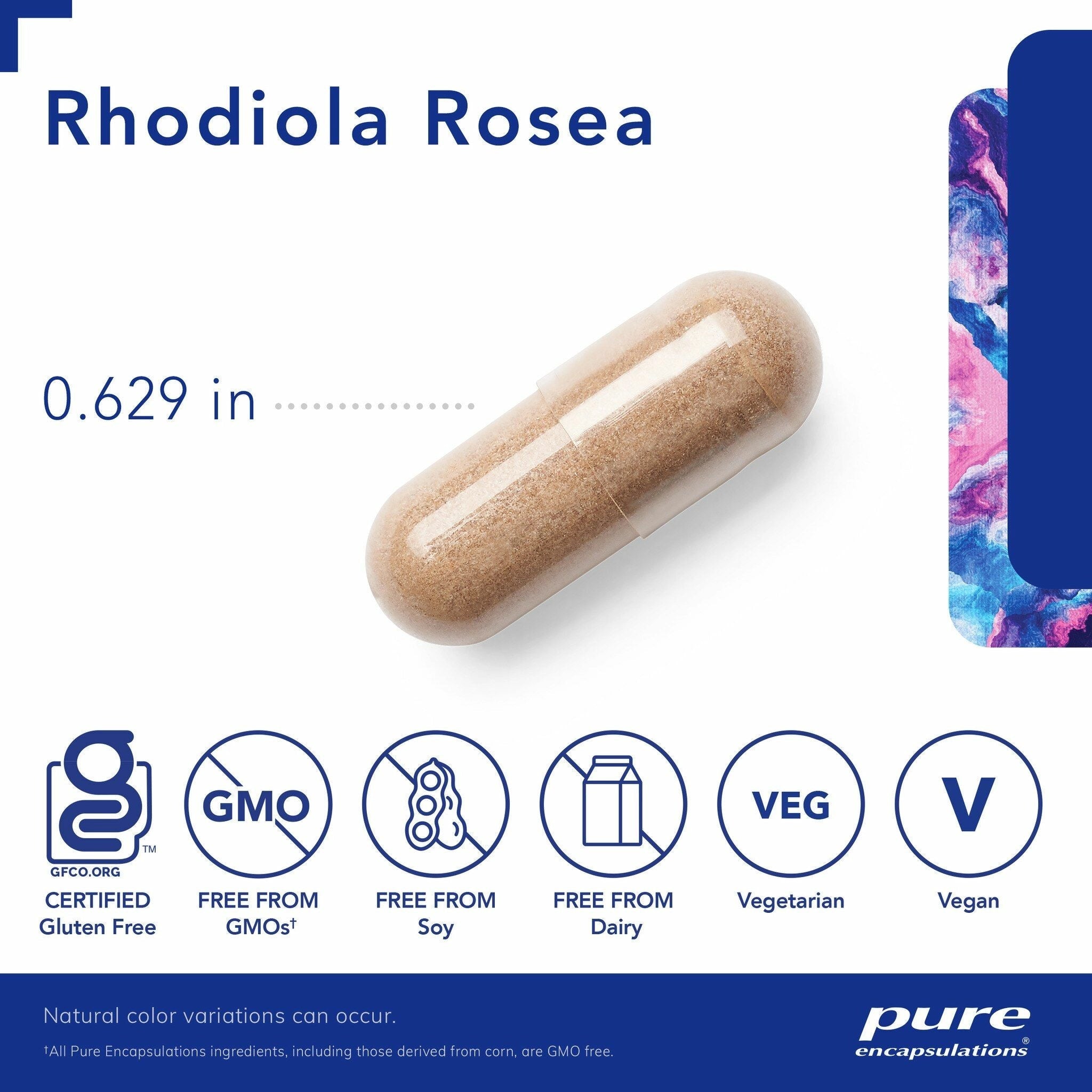 Rhodiola Rosea | Pure Encapsulations® | 90 Capsules - Coal Harbour Pharmacy
