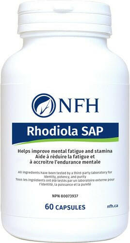 Rhodiola SAP | NFH | 60 Capsules - Coal Harbour Pharmacy