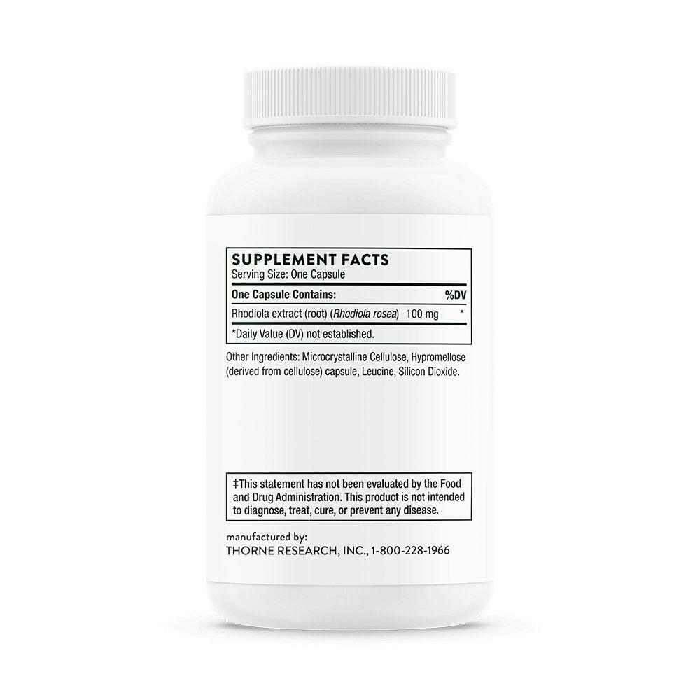 Rhodiola | Thorne® | 60 Capsules - Coal Harbour Pharmacy