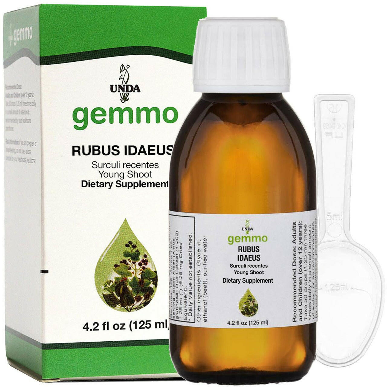 Rubus Idaeus | UNDA Gemmo | 125 mL (4.2 fl oz) Liquid - Coal Harbour Pharmacy