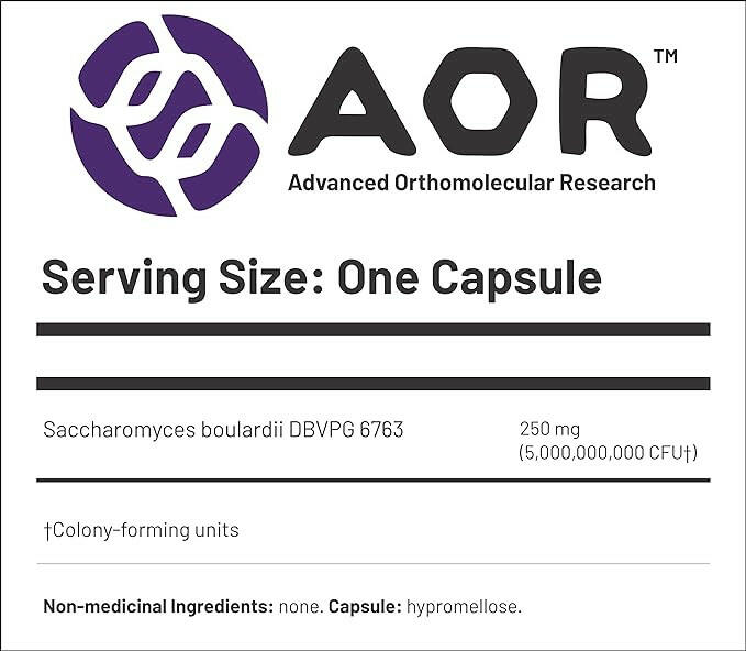Saccharomyces Boulardii | AOR™ | 90 Capsules - Coal Harbour Pharmacy