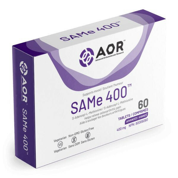 SAMe 400™ | AOR™ | 30 or 60 Tablets - Coal Harbour Pharmacy