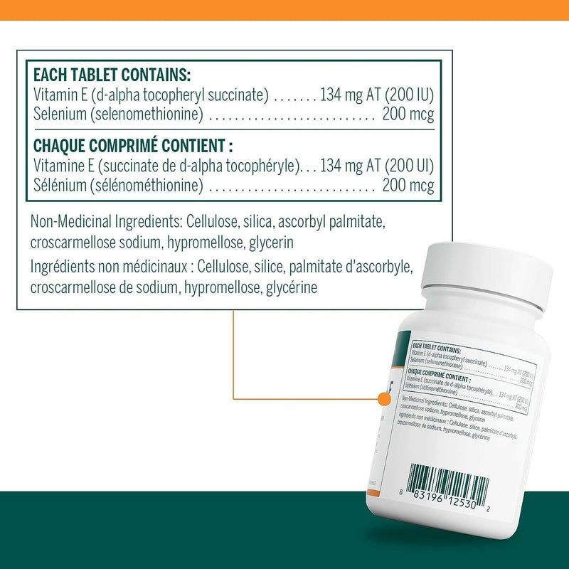 Selenium + E | Genestra Brands® | 60 Tablets - Coal Harbour Pharmacy