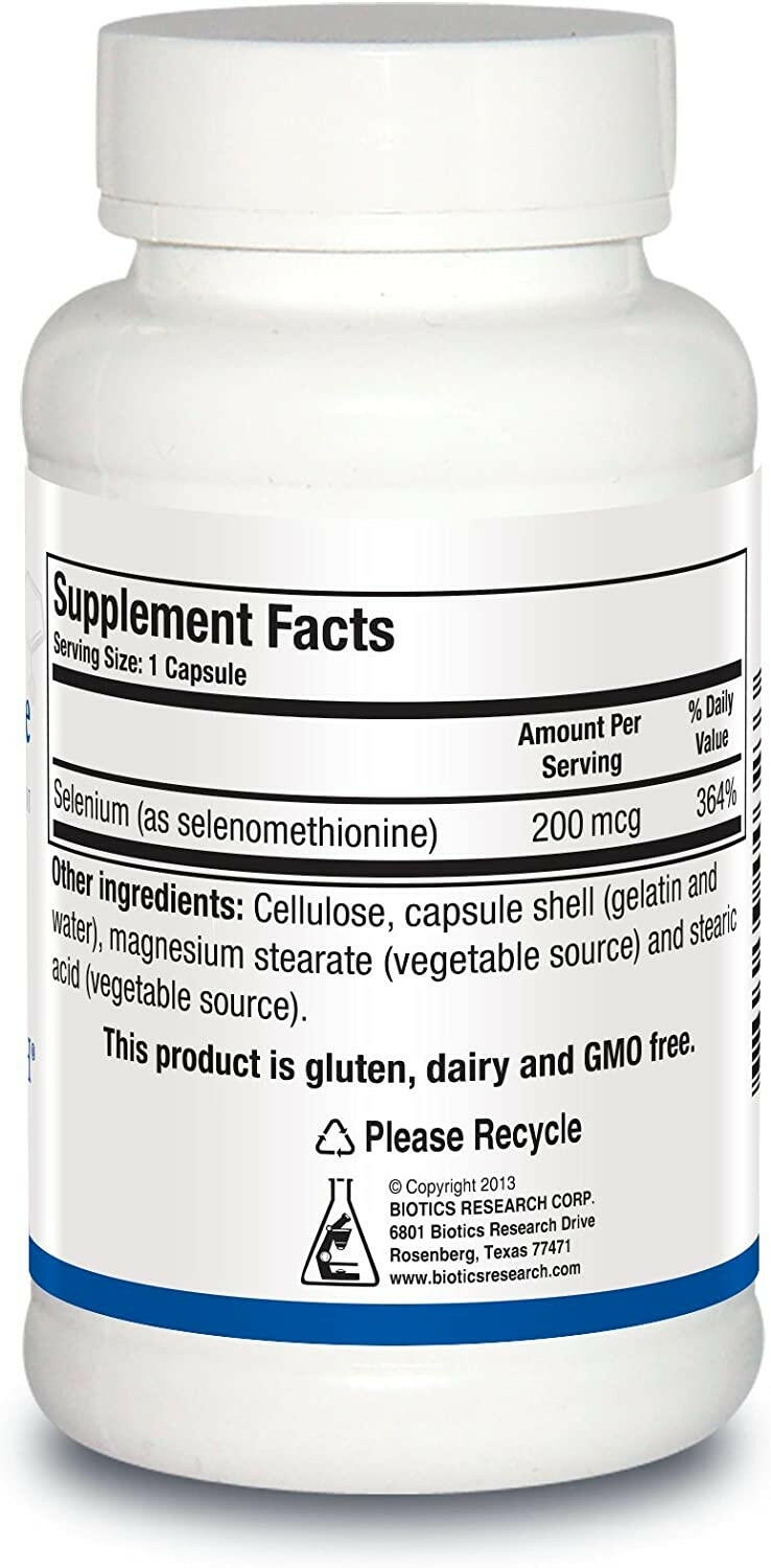 Selenomethionine | Biotics Research® | 90 Capsules - Coal Harbour Pharmacy