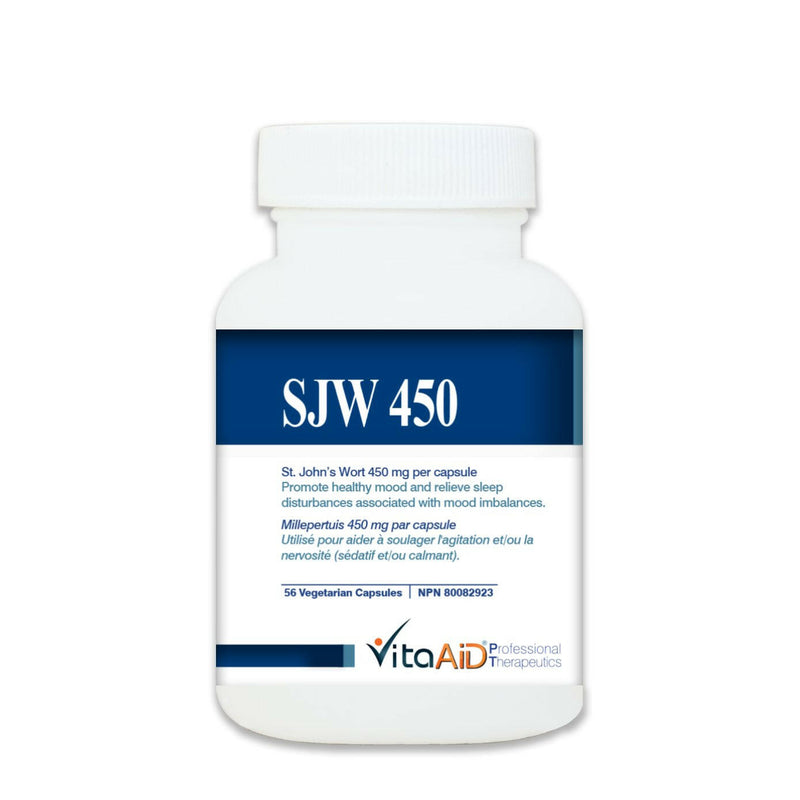 SJW 450 | Vita Aid® | 56 Vegetable Capsules - Coal Harbour Pharmacy