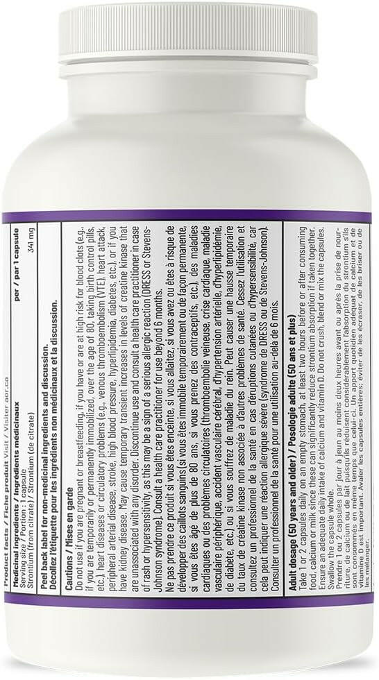 Strontium Support II | AOR | 60 or 120 Capsules - Coal Harbour Pharmacy