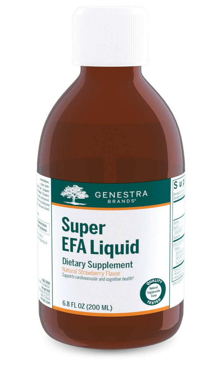 Super EFA Liquid | Genestra Brands® | 200 mL or 500 mL | Orange or Strawberry Flavours - Coal Harbour Pharmacy
