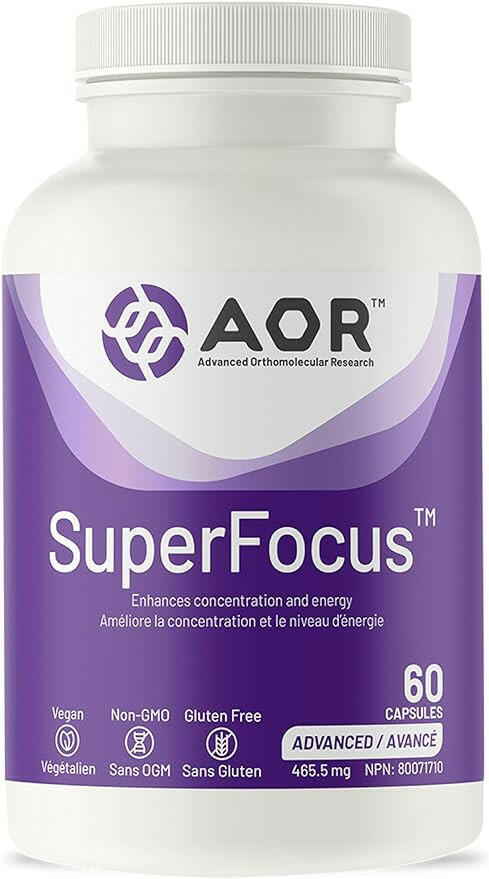 SuperFocus™ | AOR™ | 60 Capsules - Coal Harbour Pharmacy