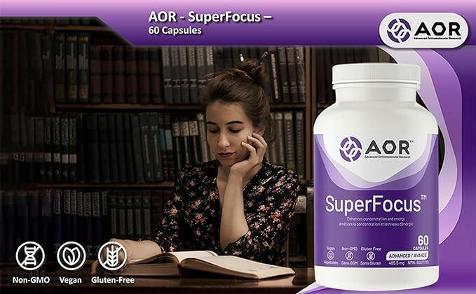 SuperFocus™ | AOR™ | 60 Capsules - Coal Harbour Pharmacy