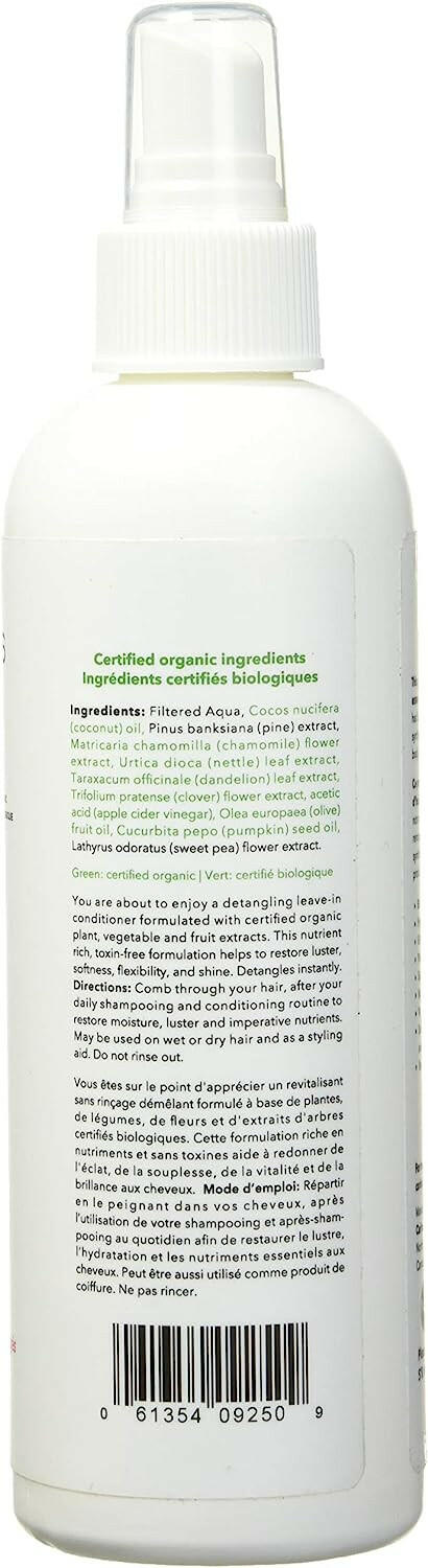 Sweet Pea Leave-In Conditioner | Carina Organics® | 250 mL. (8 fl. oz.) - Coal Harbour Pharmacy