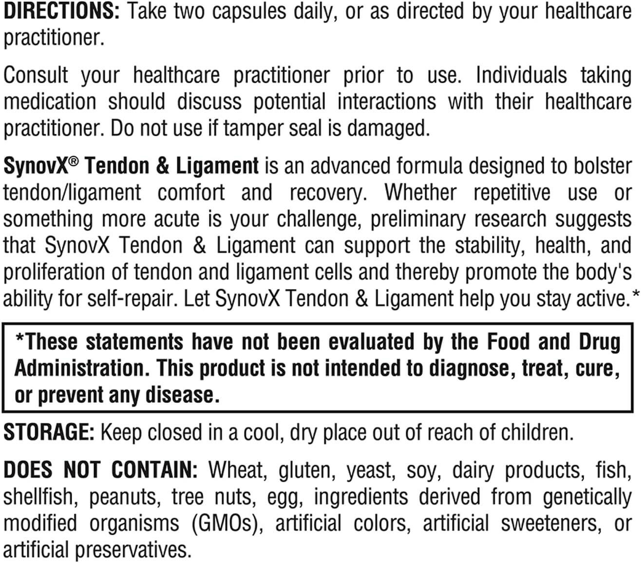 SynovX T & L | Xymogen® | 60 Capsules - Coal Harbour Pharmacy