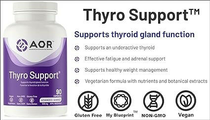 Thyro Support™ | AOR™ | 90 or 180 Capsules - Coal Harbour Pharmacy