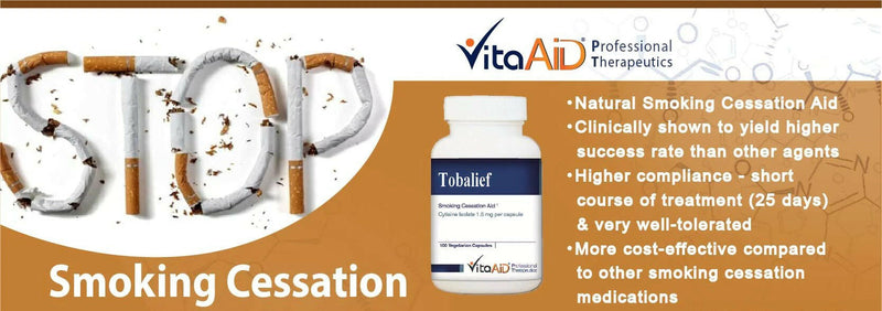 Tobalief® | Vita Aid® | 100 Veg Caps - Coal Harbour Pharmacy