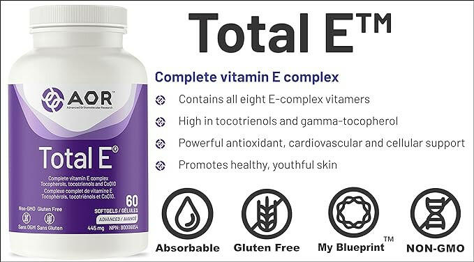 Total E | AOR™ | 60 or 120 Capsules - Coal Harbour Pharmacy