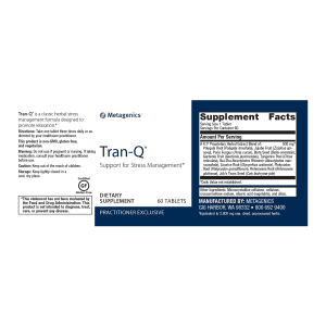 Tran-Q® | Metagenics® | 60 Tablets - Coal Harbour Pharmacy
