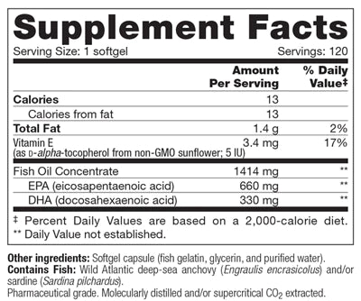 Trident SAP 66:33 | NFH | 60 or 120 Softgels - Coal Harbour Pharmacy