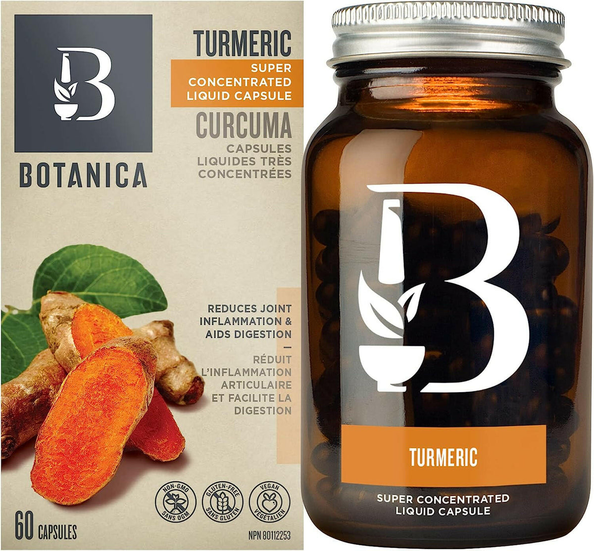 Turmeric Liquid Capsule by Botanica | Inflammation & Joint Support ...