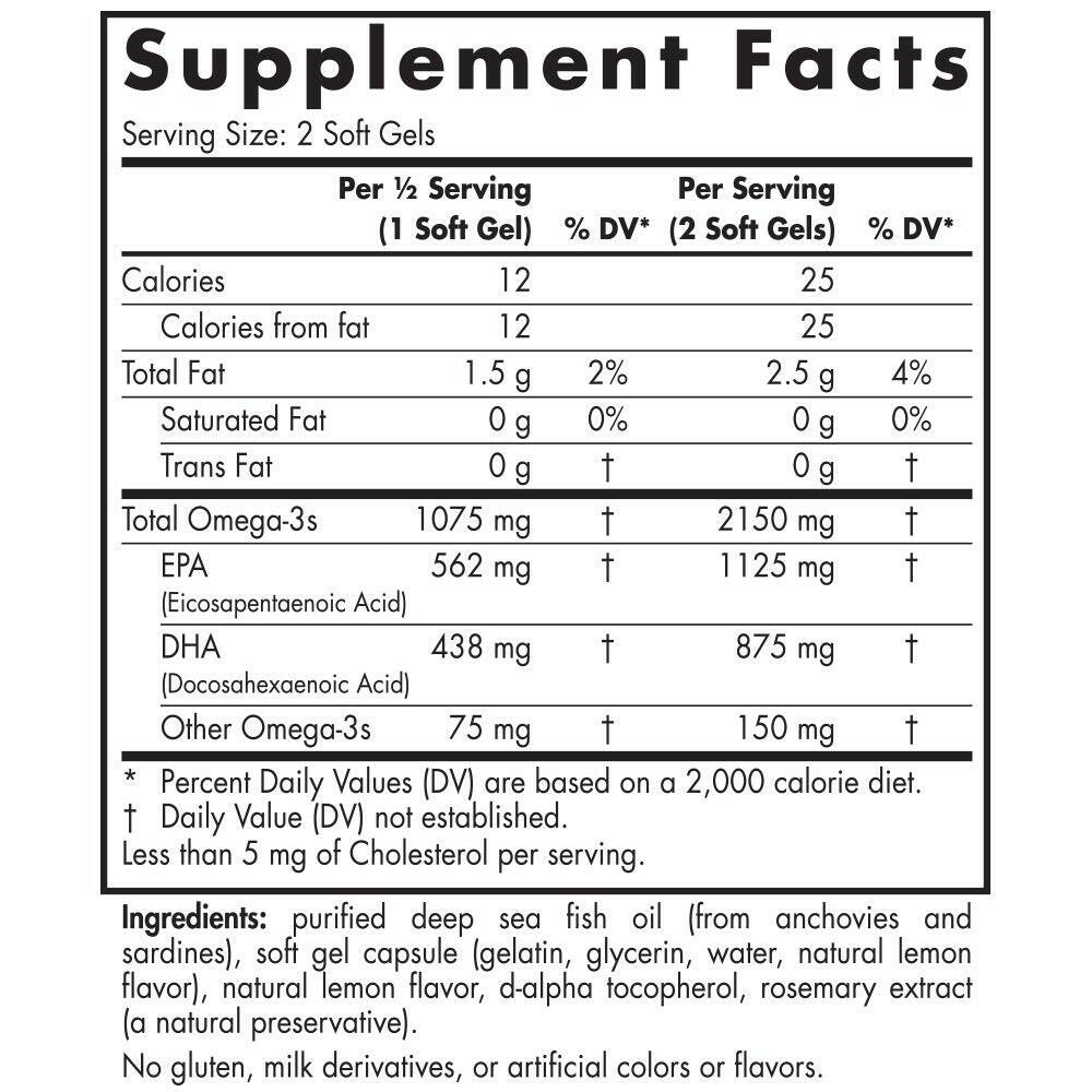 Ultimate Omega 2X | Nordic Naturals® | 60 Softgels - Coal Harbour Pharmacy