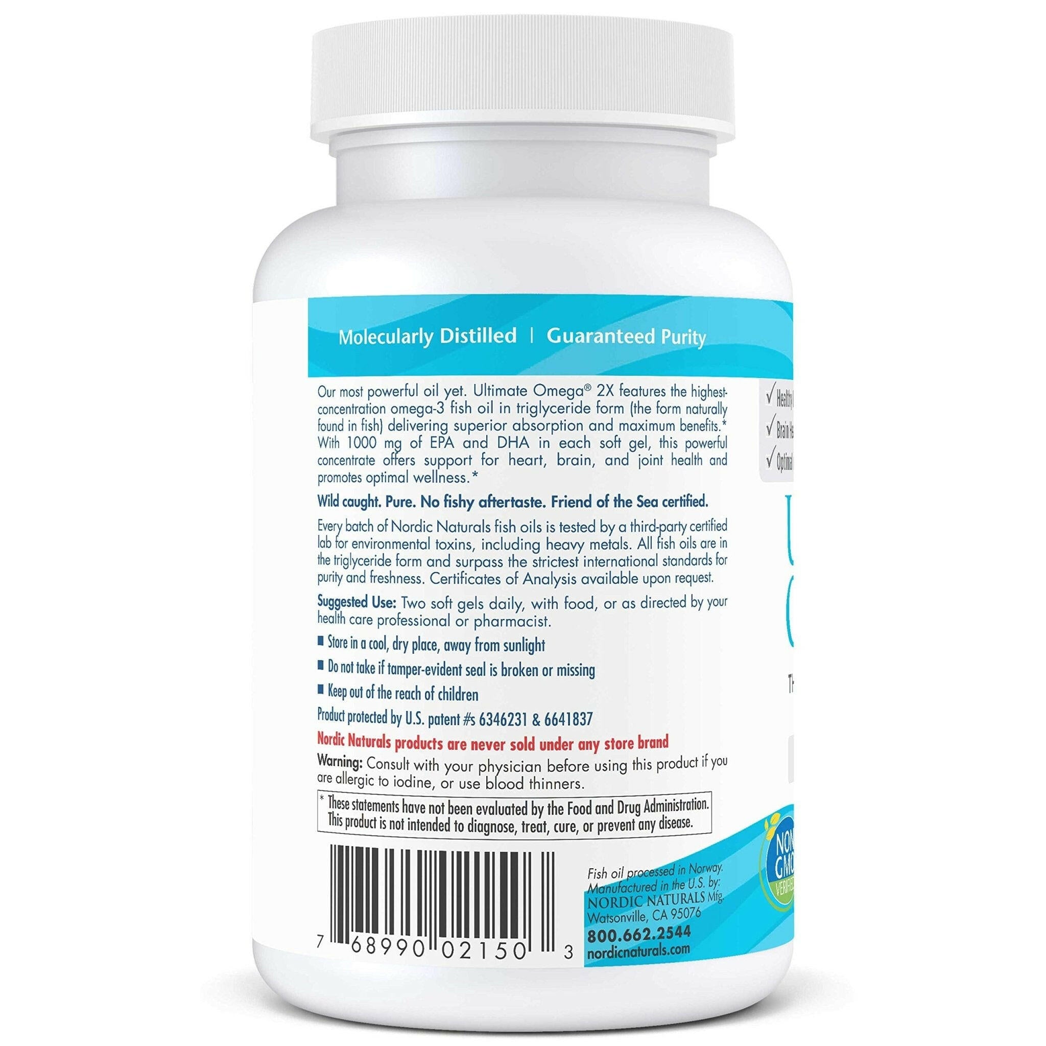 Ultimate Omega 2X | Nordic Naturals® | 60 Softgels - Coal Harbour Pharmacy