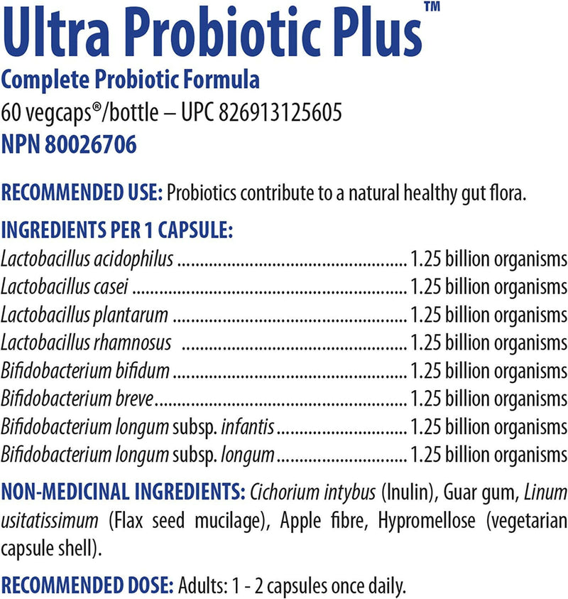 Ultra Probiotic Plus | Omega Alpha® | 60 Veggie Capsule - Coal Harbour Pharmacy