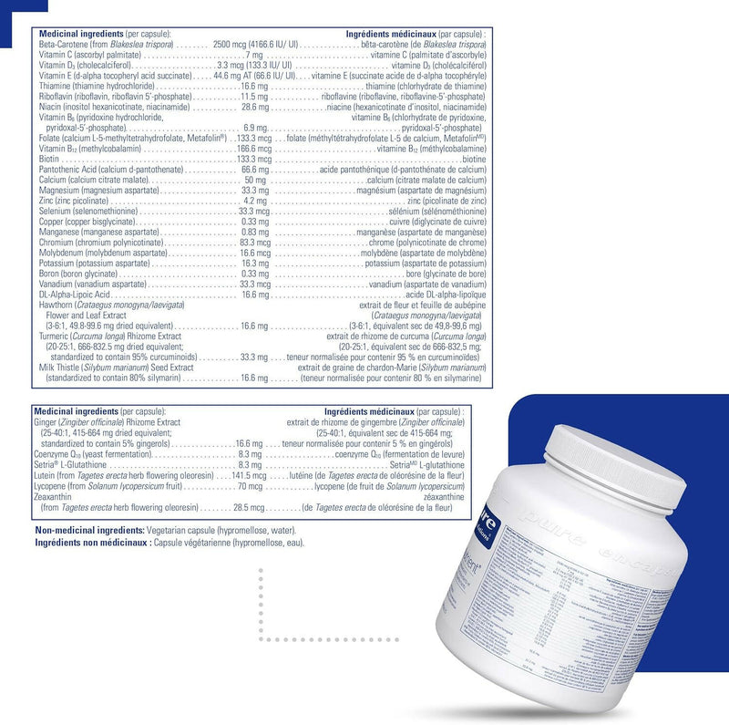 UltraNutrient® | Pure Encapsulations®| 180 Capsules - Coal Harbour Pharmacy